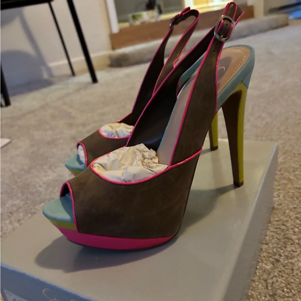 Two pairs of Jessica Simpson heels